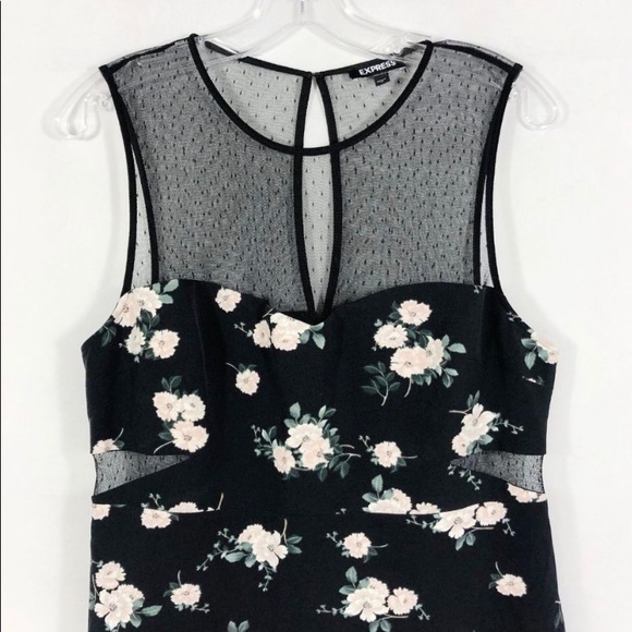 Express Floral Mini Dress - Picture 4 of 10